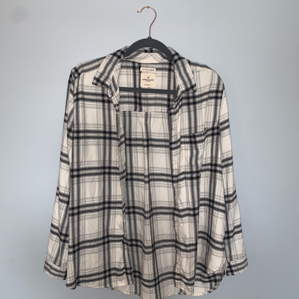 AMERICAN EAGLE boyfriend fit Black and white